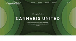 Desktop Screenshot of cannabisunited.com